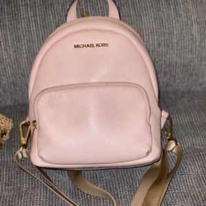 Michael Kors Erin mini back pack Rose Blush